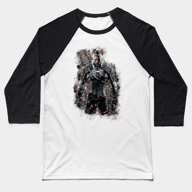 Geralt of Rivia Baseball T-Shirt by mobilunik